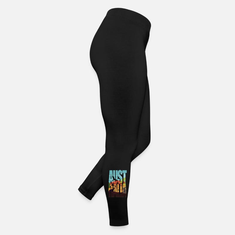 Desert Silhouettes Animaux Legging en jersey Femme