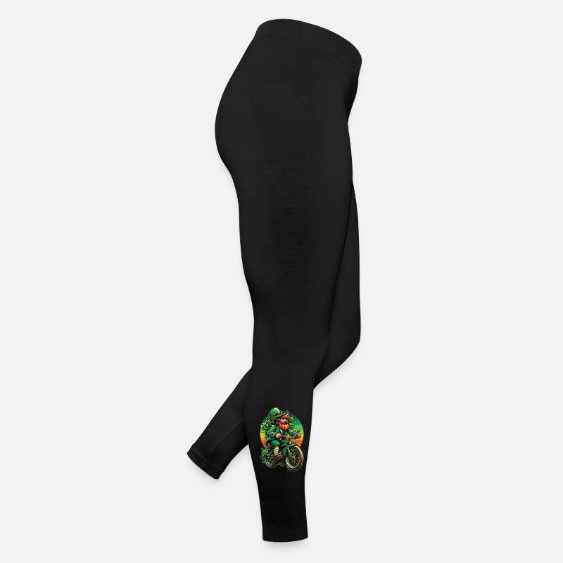 Conception de vélo lutin pour la Saint-Patrick Legging en jersey Femme