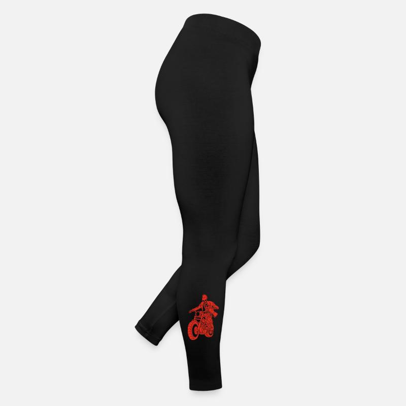 Der rote Biker aus der Hölle Frauen Jersey Leggings