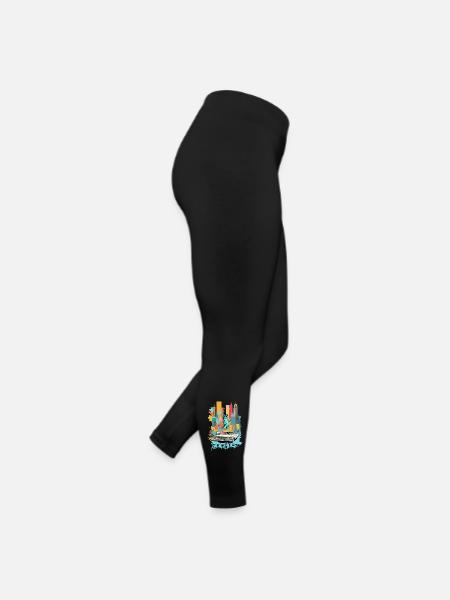 Ville de New York - Legging en jersey Femme - noir - Droite