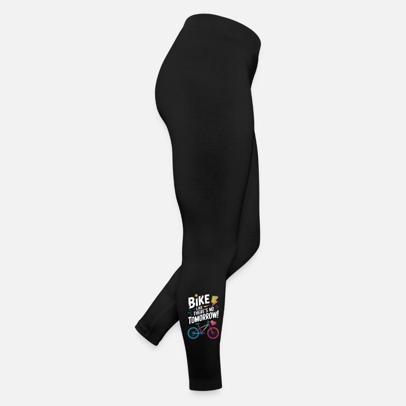 Conception de citation de motivation de vélo Legging en jersey Femme