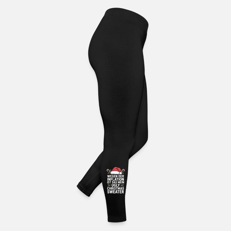 Pull de Noël moche et moche de l’inflation Legging en jersey Femme