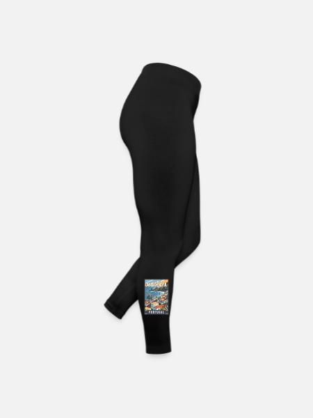 Enchanting Beauty of Madeira in Portugal - Women’s Jersey Leggings - black - Right