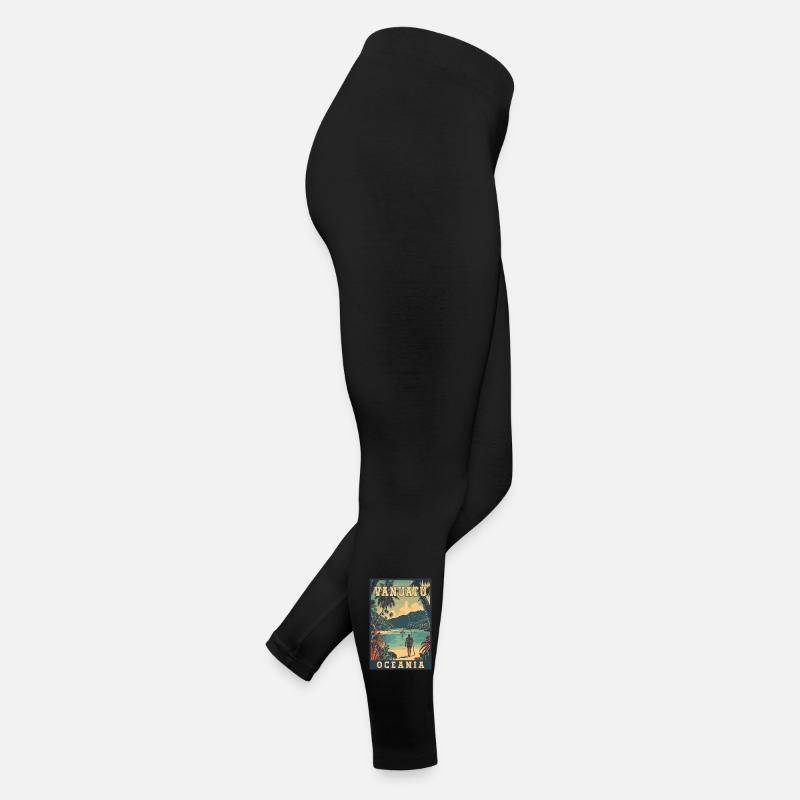 Explore Vanuatu In Oceania Tropical Paradise Women’s Jersey Leggings