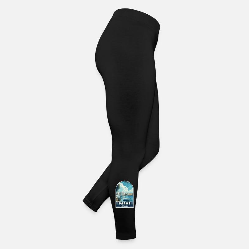 Explorez Paros en Grèce Paradis méditerranéen Legging en jersey Femme