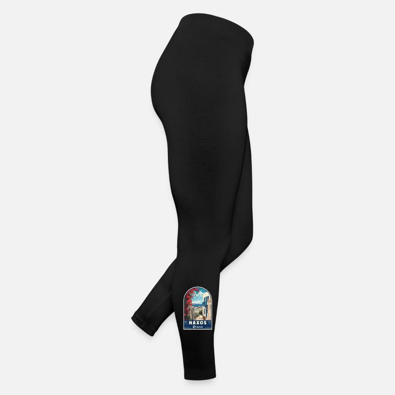 Découvrez le paradis méditerranéen de Naxos en Grèce Legging en jersey Femme