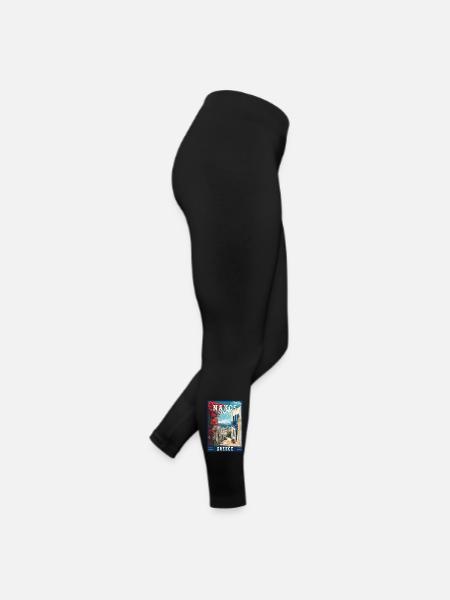 Découvrez le paradis méditerranéen de Naxos en Grèce - Legging en jersey Femme - noir - Droite