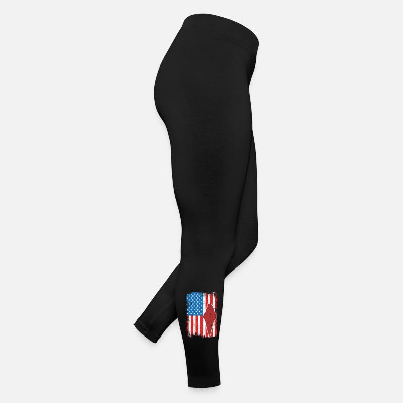 Crème glacée 4 juillet USA Legging en jersey Femme