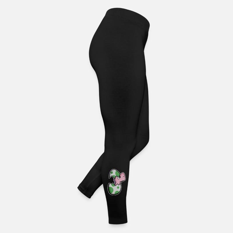 Dinosaur Egg Dino Baby Motif Women’s Jersey Leggings
