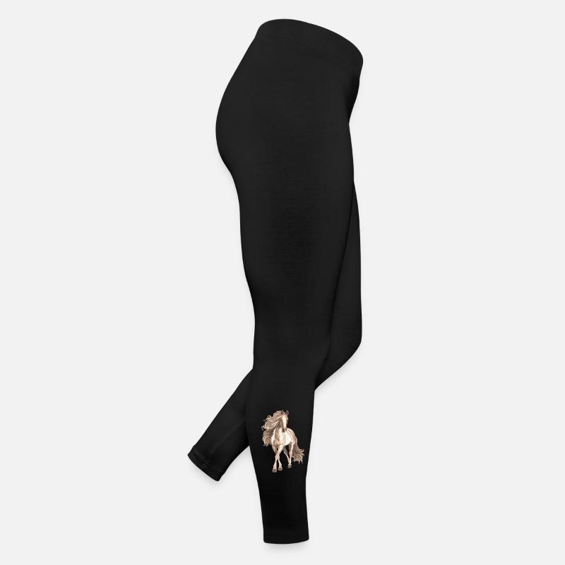 Motif cheval Legging en jersey Femme