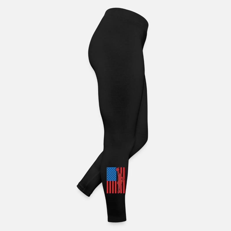 Drapeau des États-Unis de cheerleading Legging en jersey Femme