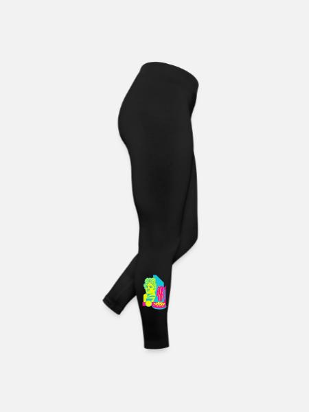 Art Food - Women’s Jersey Leggings - black - Right