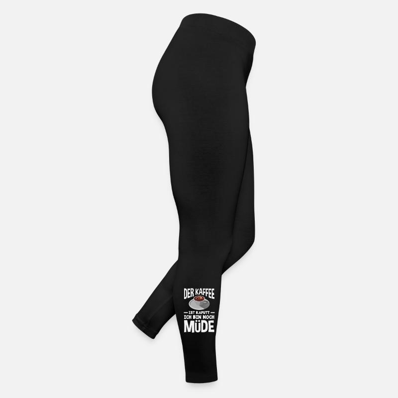 The coffee is broken – tired sleep Women’s Jersey Leggings