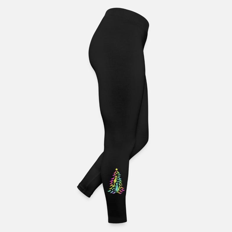 Weihnachtsbaum Nussknacker Frauen Jersey Leggings