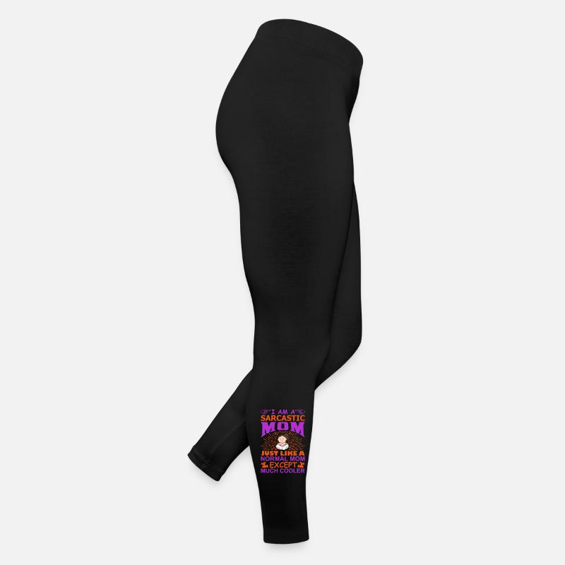 Ich bin eine sarkastische Mutter Lustige, coole Mama-Shirt Frauen Jersey Leggings
