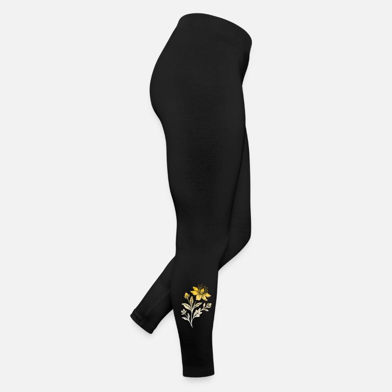 Millepertuis pour la litha de la Saint-Jean Legging en jersey Femme