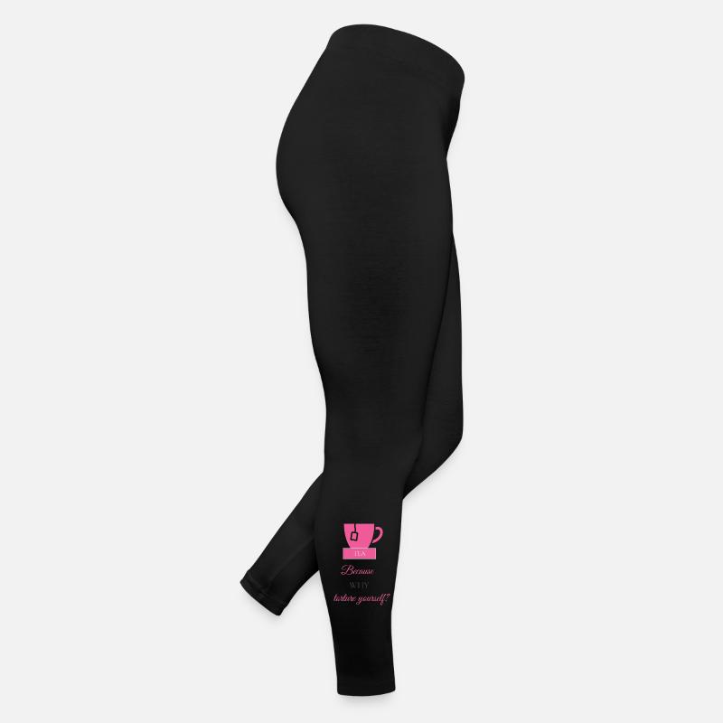 TEA-RIFFIC (Pink + Grey) Women’s Jersey Leggings