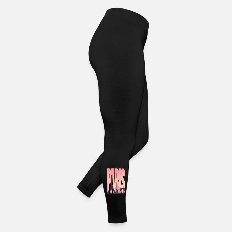 Pink Paris Silhouette Women’s Jersey Leggings