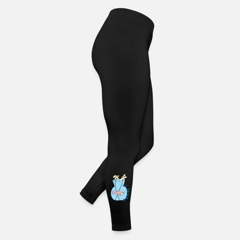 fisch im glas Frauen Jersey Leggings
