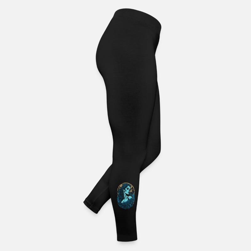 Fille Gotique à Tête de Mort Legging en jersey Femme