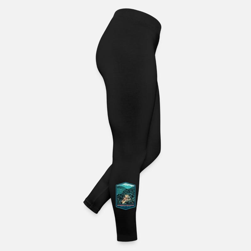 Illustration château Hohenschwangau, Bavière Legging en jersey Femme