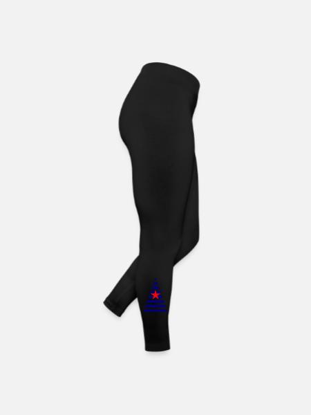 BONNE ANNEE. SAINT SYLVESTRE. NOUVELLE ANNÉE - Legging en jersey Femme - noir - Droite