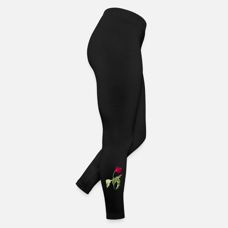 Illustration de tulipe élégante Legging en jersey Femme