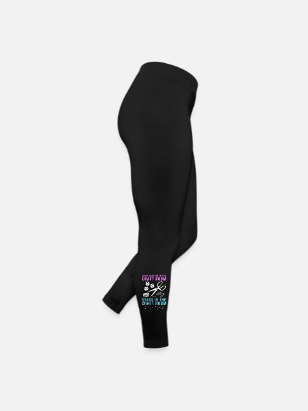 Scrapbook Scrapbooking - Women’s Jersey Leggings - black - Right