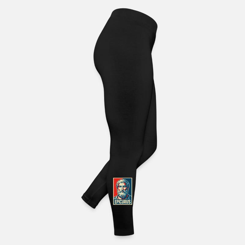 Epicurus Pop Art Portrait Women’s Jersey Leggings