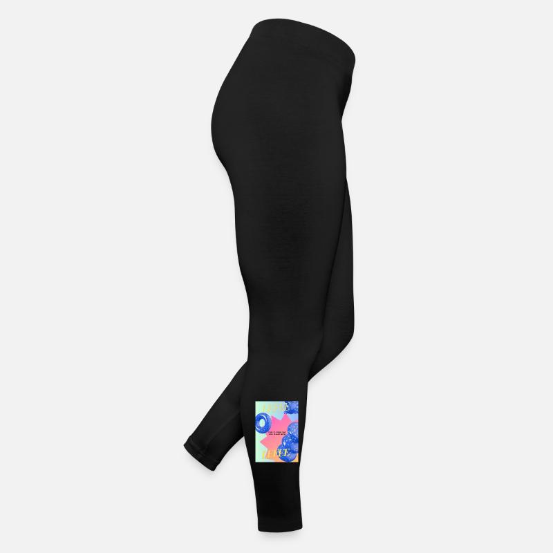 Lebe Dein Tag – bunte Ballon-Explosion Frauen Jersey Leggings