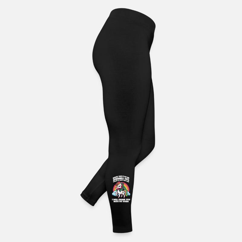 Regenbogen Einhorn Attitüde Geschenk Geschenkidee Frauen Jersey Leggings