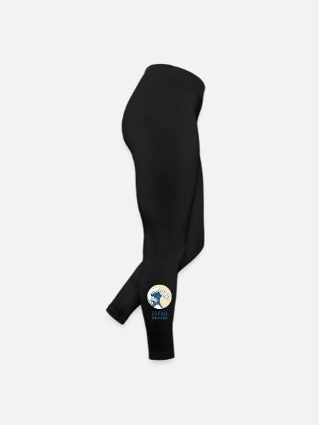 Kanagawa, Japon - Legging en jersey Femme - noir