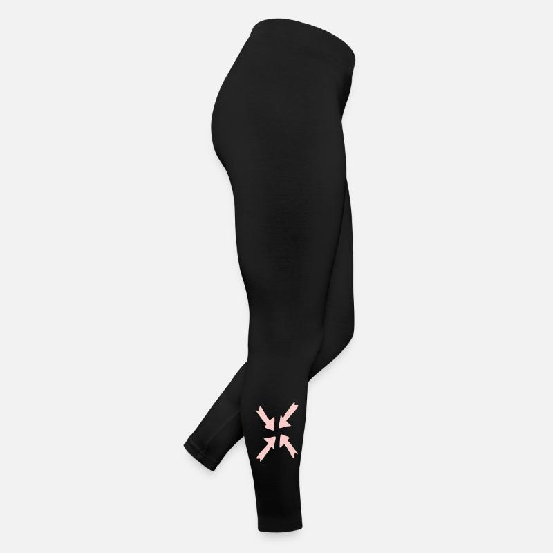 flèches de mise au point roses Legging en jersey Femme
