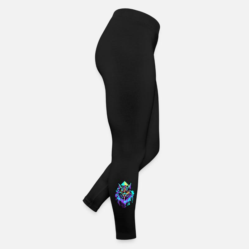 Chat Art Street Art Graffiti Dessin Legging en jersey Femme