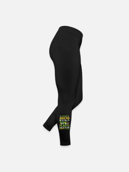 Garten- Und Pflanzenliebhaber Geschenke - Frauen Jersey Leggings - Schwarz - Rechts