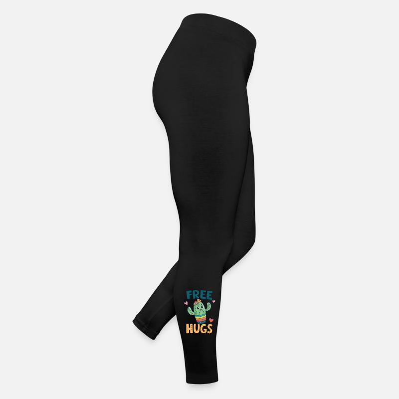 Cactus Cute Free Hugs Women’s Jersey Leggings
