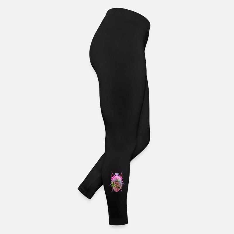 Bunter Blütenkäfer Frauen Jersey Leggings