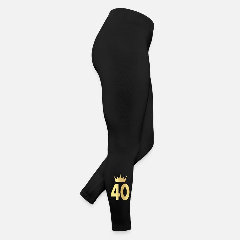 40. Geburtstag vierzig Geschenk Frauen Jersey Leggings