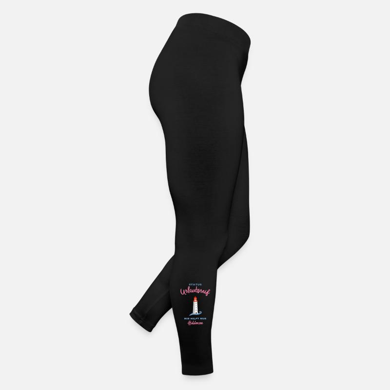 Hiddensee, Leuchtturm Dornbusch, Urlaubsreif Frauen Jersey Leggings