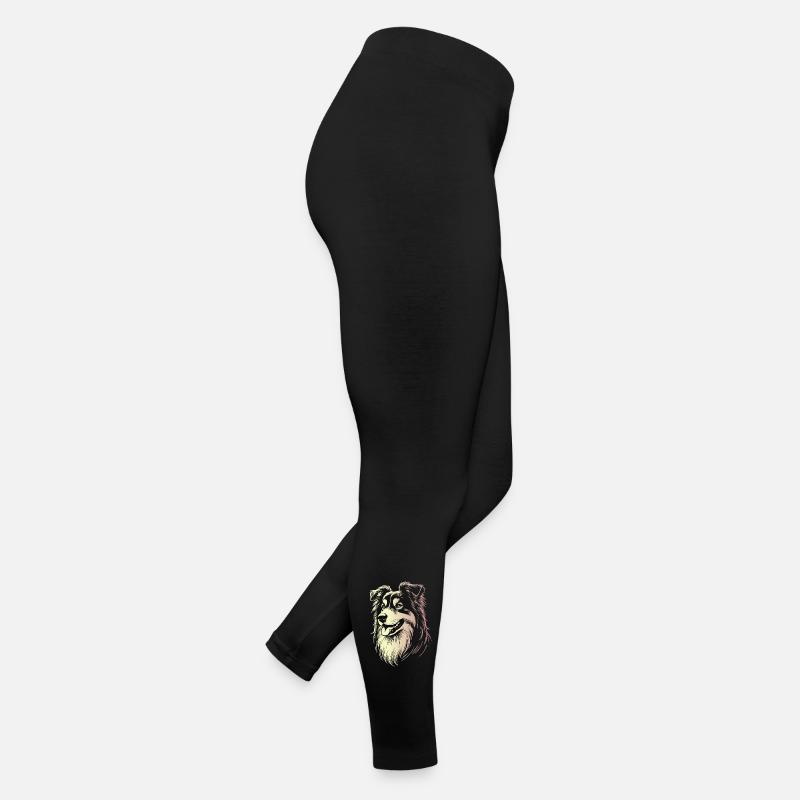 Australian Shepherd Eigenschaften 2 Farbverlauf Frauen Jersey Leggings