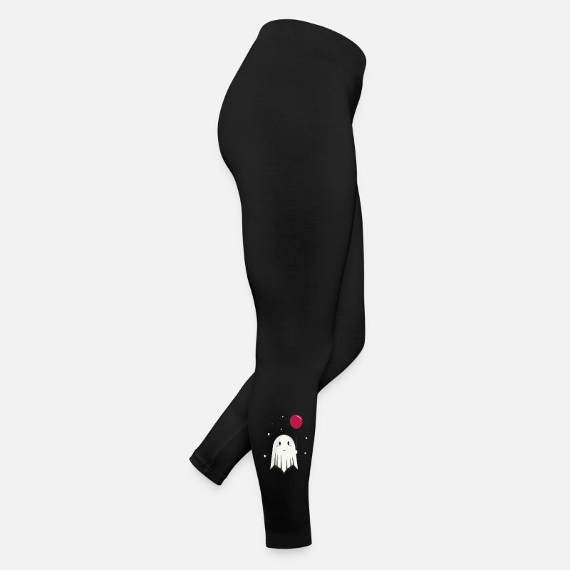 Fröhlicher Halloween-Geist mit Luftballon Frauen Jersey Leggings