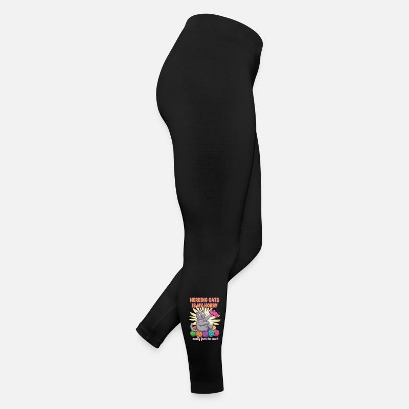 Herding Cats Is My Hobby – Lustiges Katzen Design  Frauen Jersey Leggings
