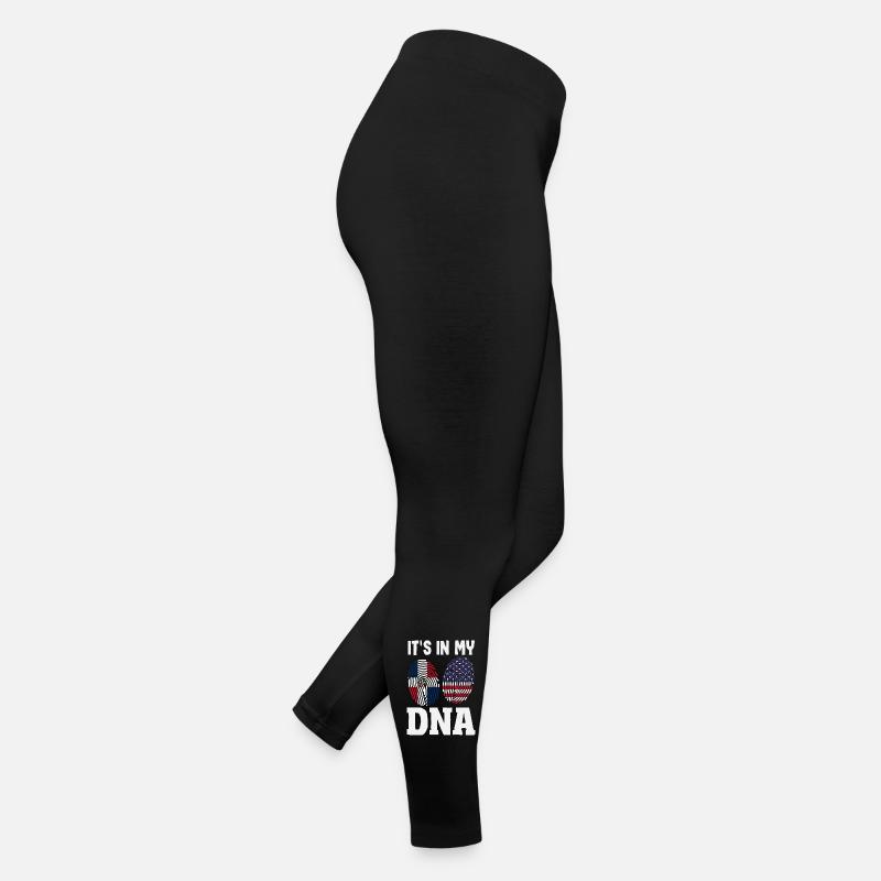 Drapeau de la République dominicaine Dom Rep Pride Legging en jersey Femme