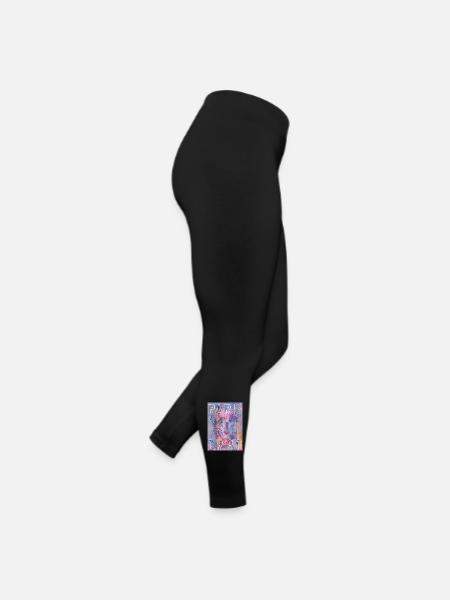 Paris 1991 Neon Colors Assembly - Women’s Jersey Leggings - black - Right