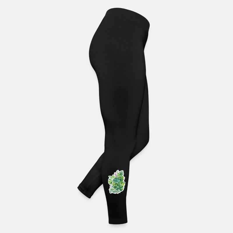 Feuilles de jungle Legging en jersey Femme