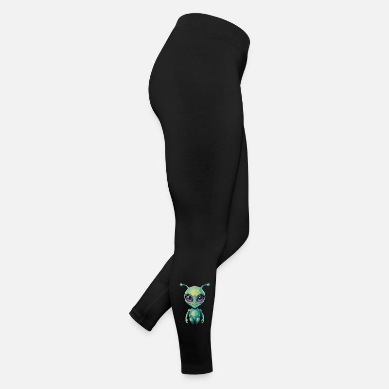 Alien - Cooles Low-Poly-Logo Frauen Jersey Leggings