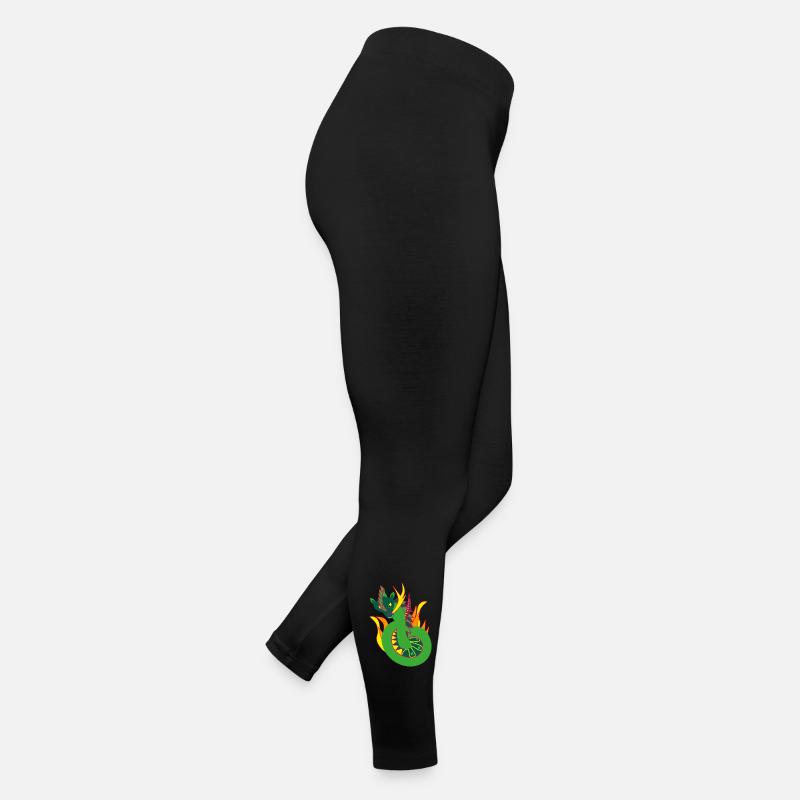 Dragon de Feu, Abstraction Legging en jersey Femme