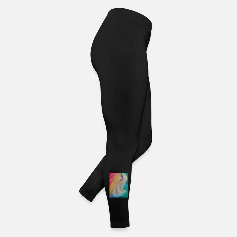Regenbogenengel - Engel des Einklangs - Engelbild Frauen Jersey Leggings
