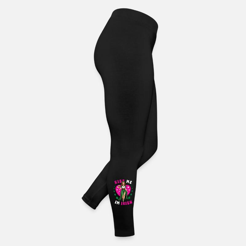 Küss mich, ich bin Irin Frauen Jersey Leggings