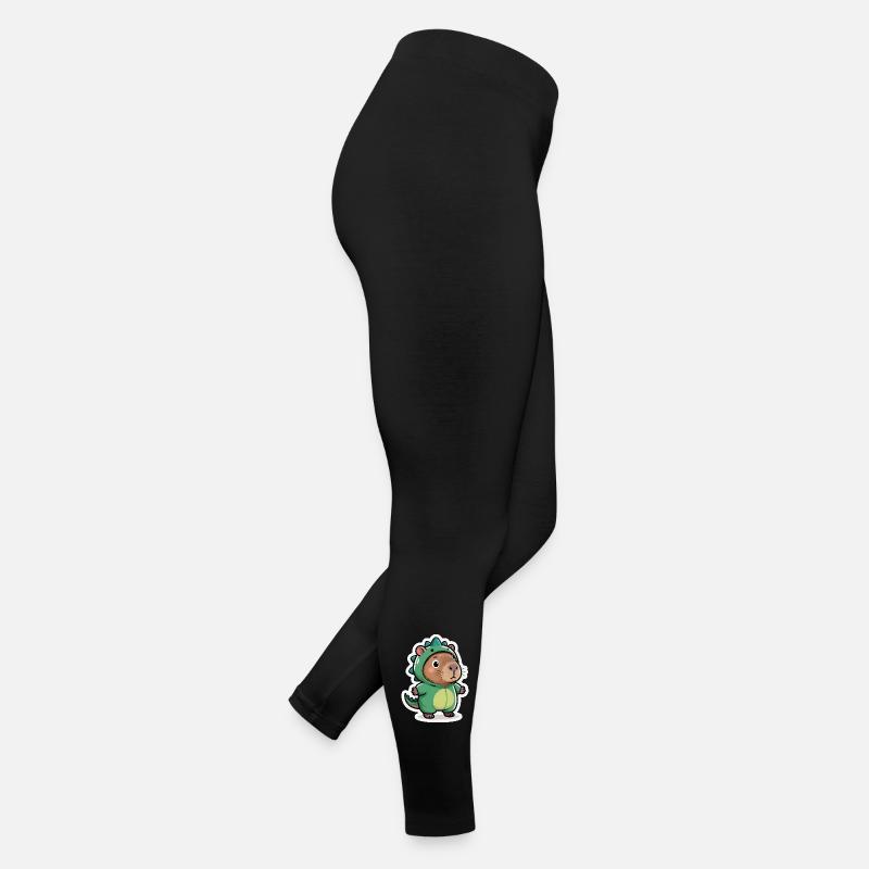 Capybara Dino Dinosauer Frauen Jersey Leggings
